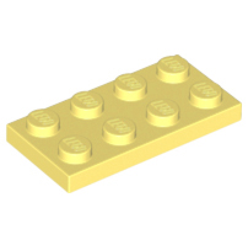 Plaat 2x4 Bright Light Yellow